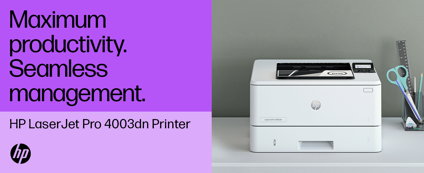 HP LaserJet Pro 4003dn Mono Laser Printer – 40ppm, Duplex