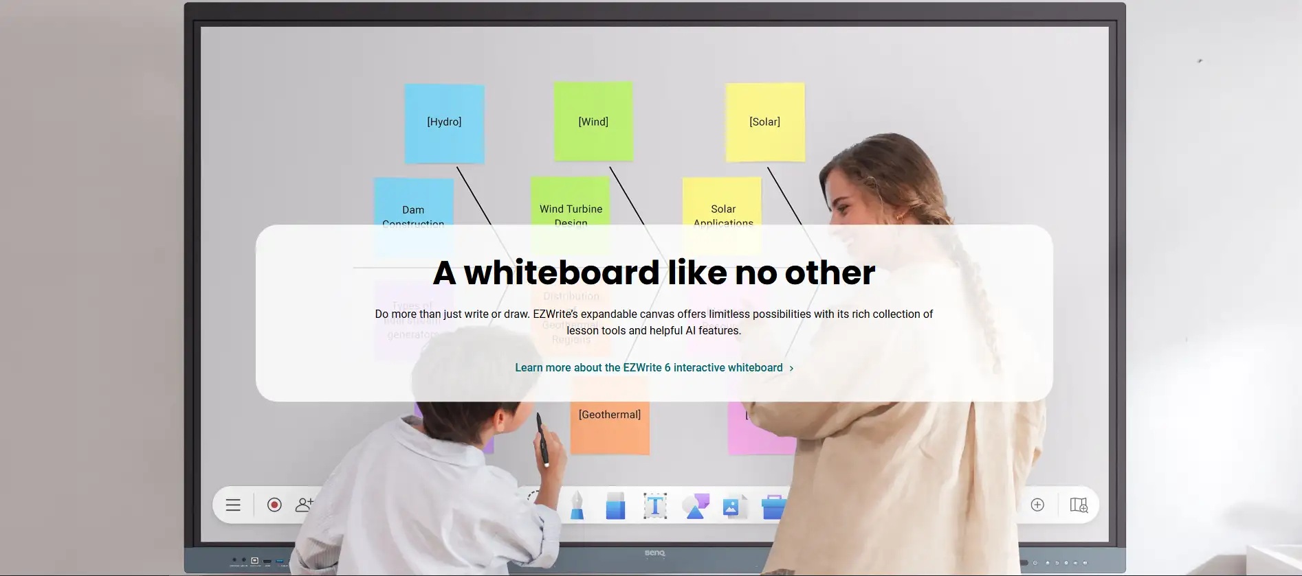 BenQ RE8604 86" 4K UHD Education Interactive Panel BD