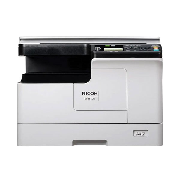 RICOH M 2810N Printer with Duplex Network – ROSEN TECH RICOH M 2810N multifunction printer with platen duplex and network