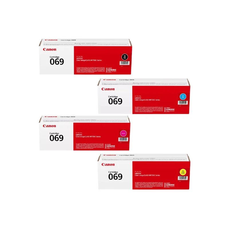 Canon 069 Color Laser Toner Full Set Canon 069 Color Laser Toner Full Set for Compatible Canon Printers