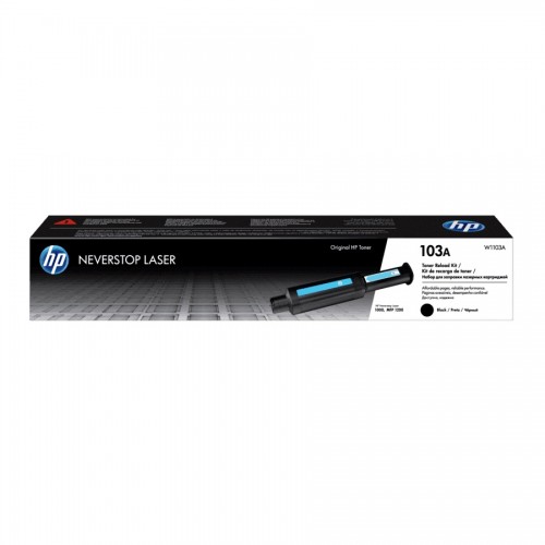 HP 103A Black Original Toner Kit HP 103A Black Original Neverstop Laser Toner Reload Kit available at ROSEN TECH Bangladesh