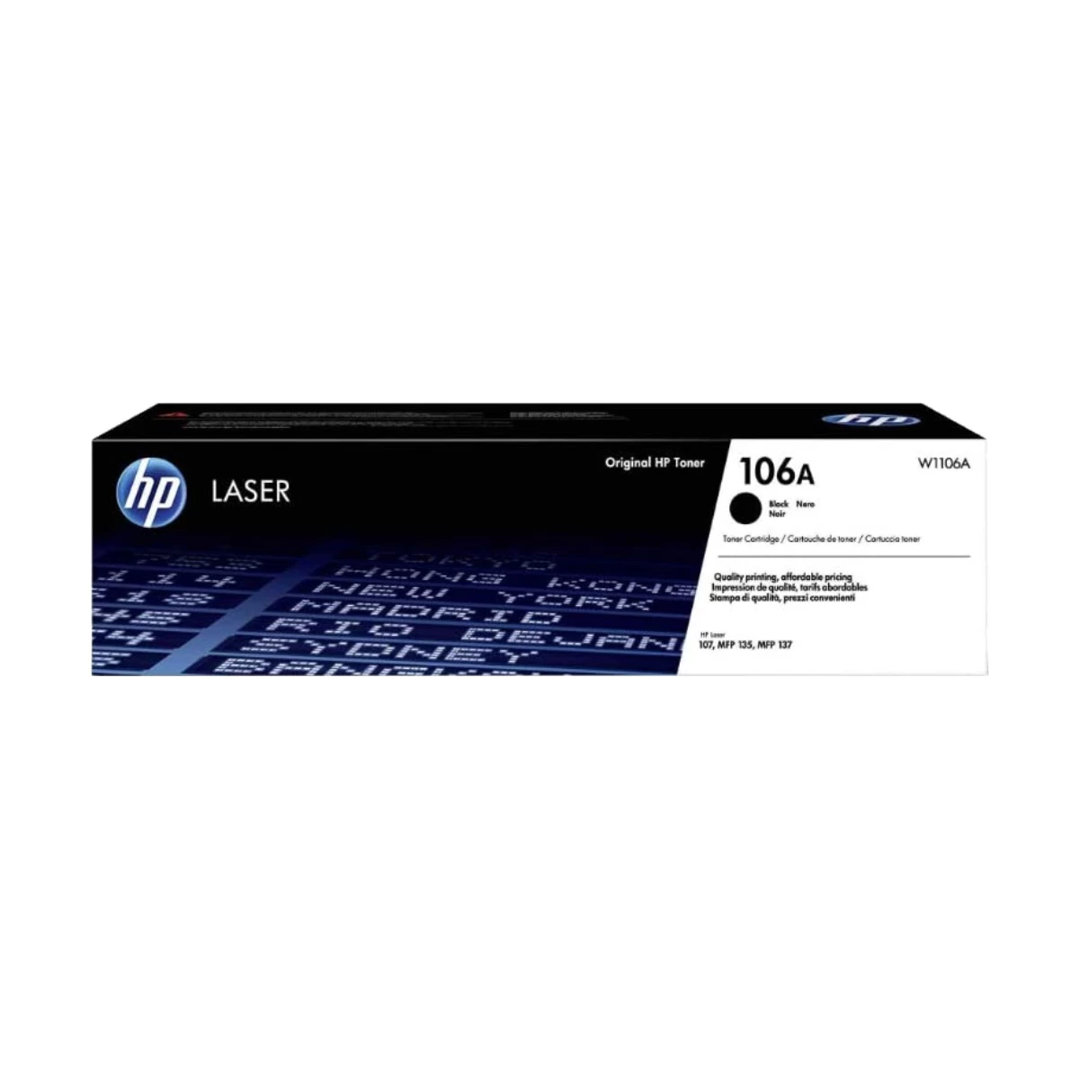 HP 106A Black Original LaserJet Toner Cartridge HP 106A Black Original LaserJet Toner Cartridge W1106A available at ROSEN TECH Bangladesh