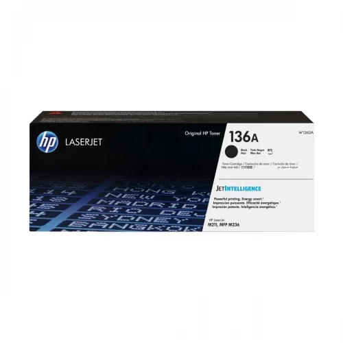 HP 136A Black Original LaserJet Toner Cartridge HP 136A Black Original LaserJet Toner Cartridge W1360A for compatible HP printers in Bangladesh